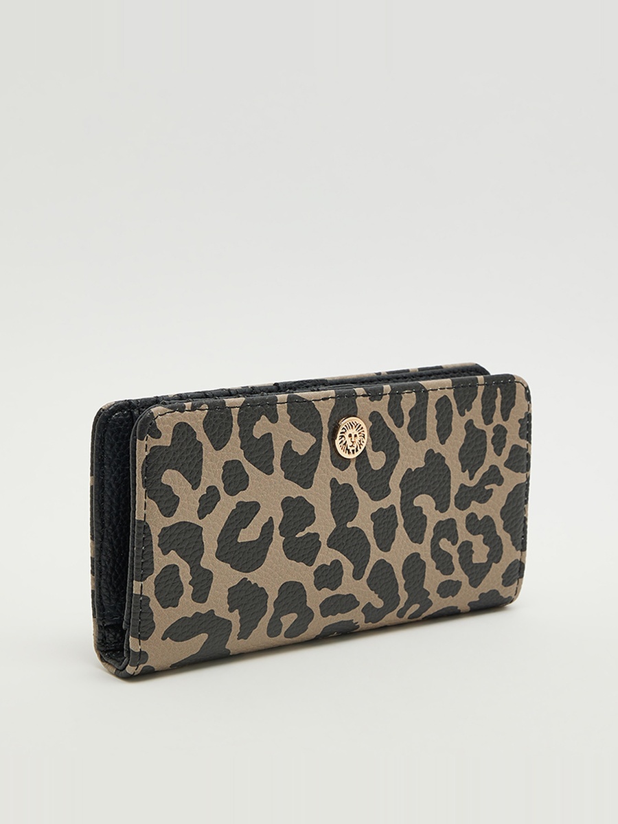 Leopard Print Bi-Fold Wallet