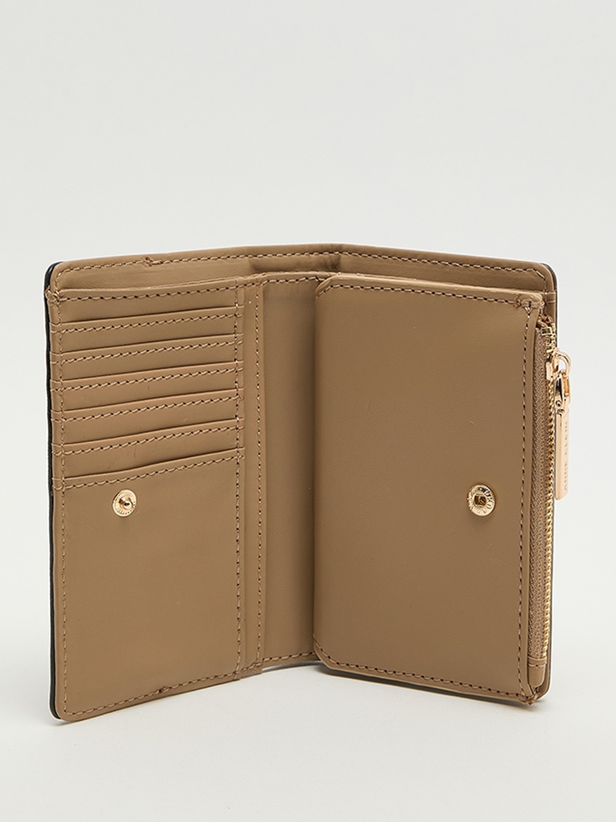 Color Block Zippered Wallet