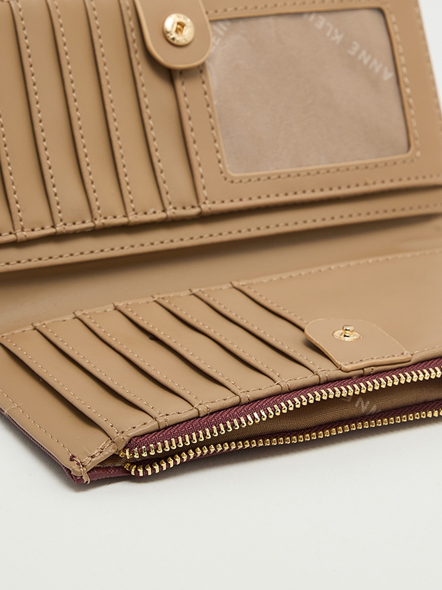 Textured Zippered Wallet