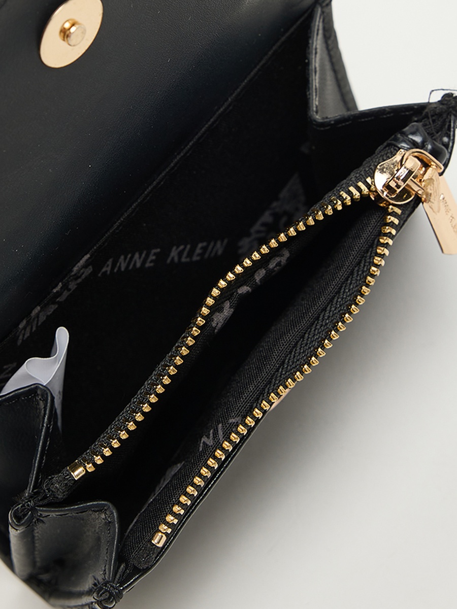 Croc Textured Flap Wallet