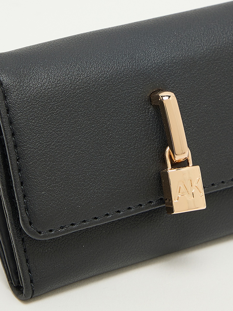 Logo Detail Flap Wallet