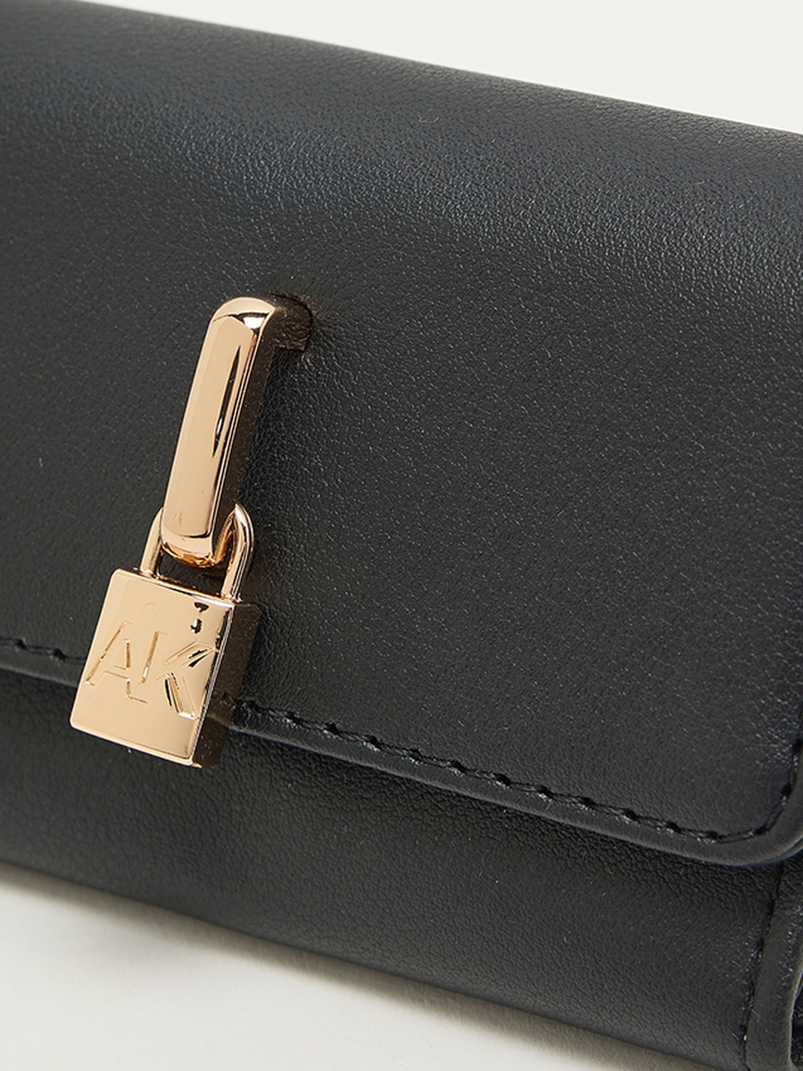 Logo Detail Flap Wallet