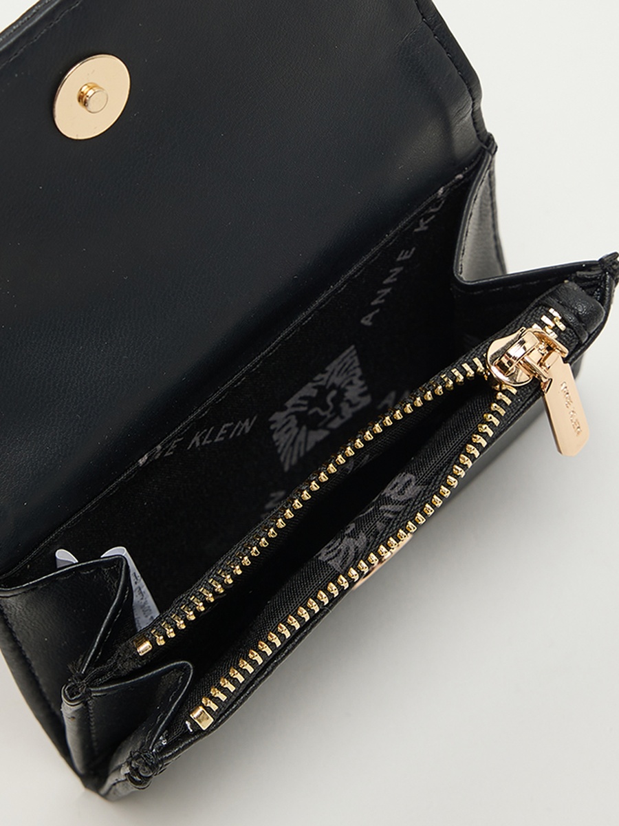 Logo Detail Flap Wallet