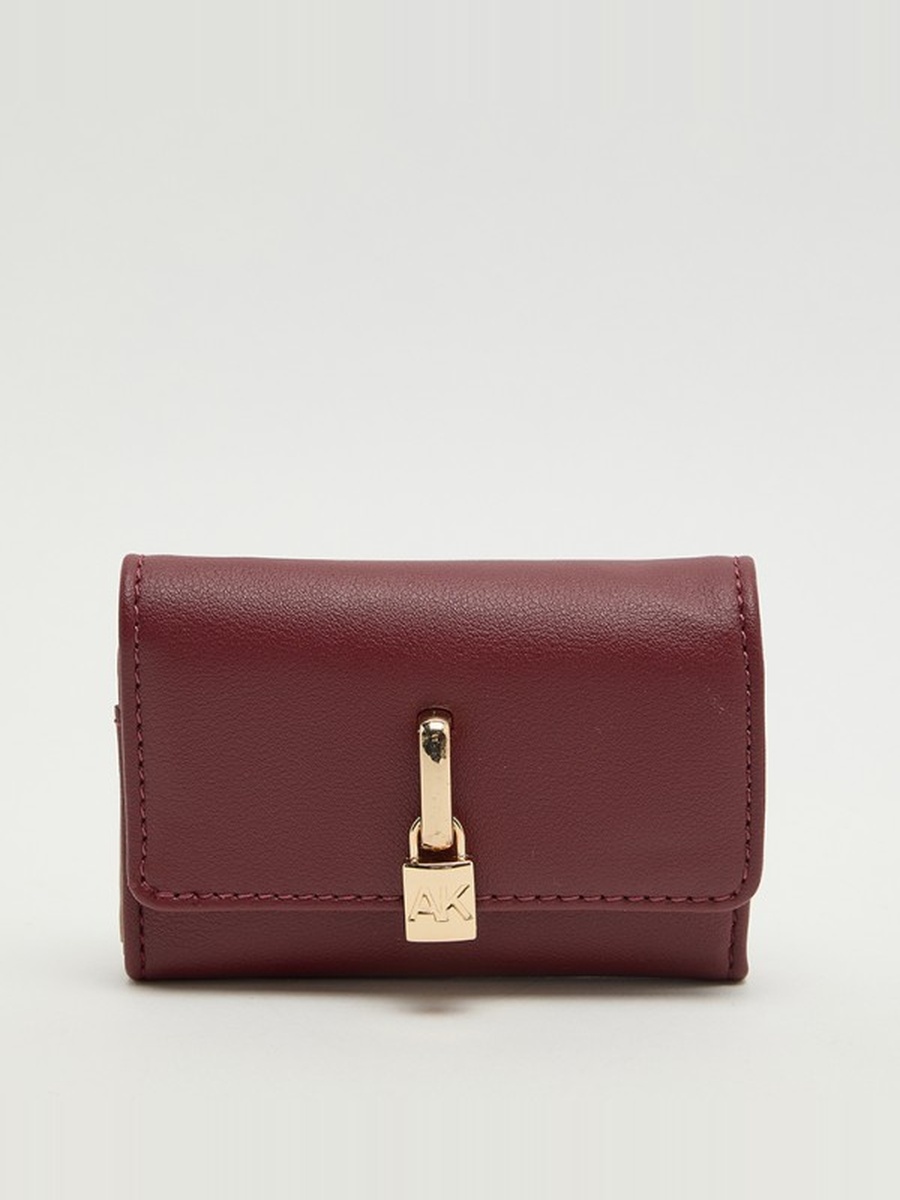 Logo Detail Flap Wallet