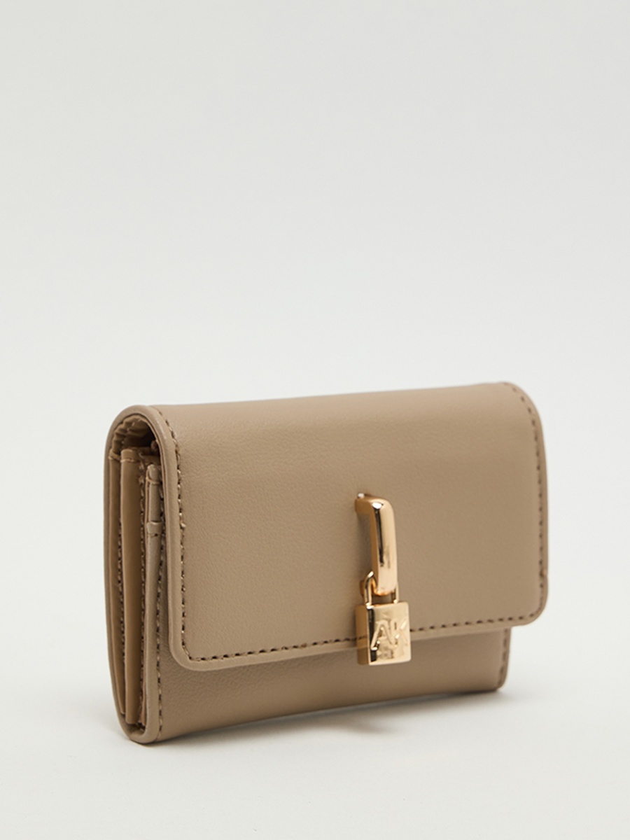 Logo Detail Flap Wallet