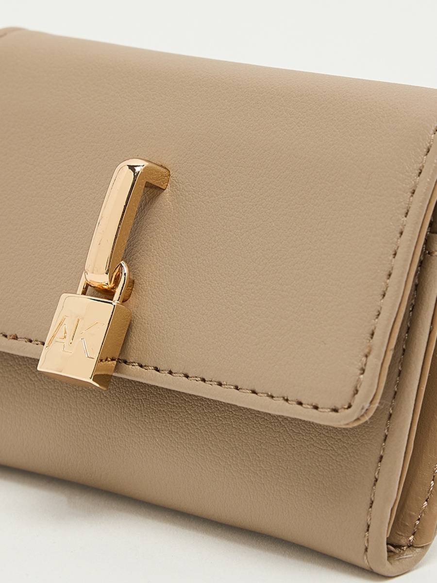 Logo Detail Flap Wallet