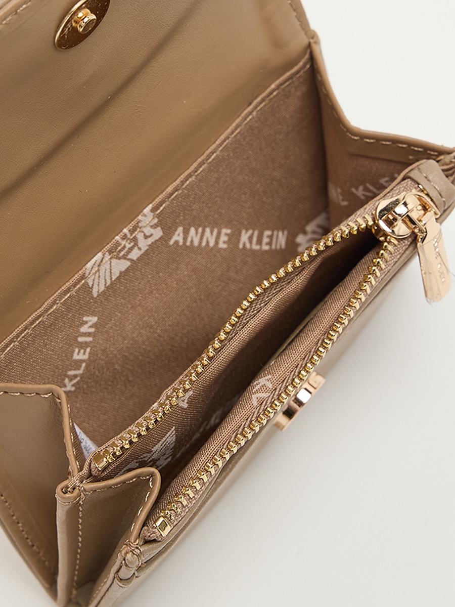 Logo Detail Flap Wallet