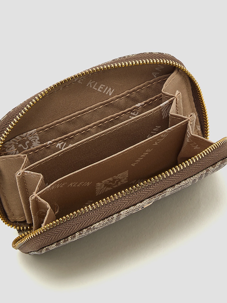Patterned Zip-Around Card Holder