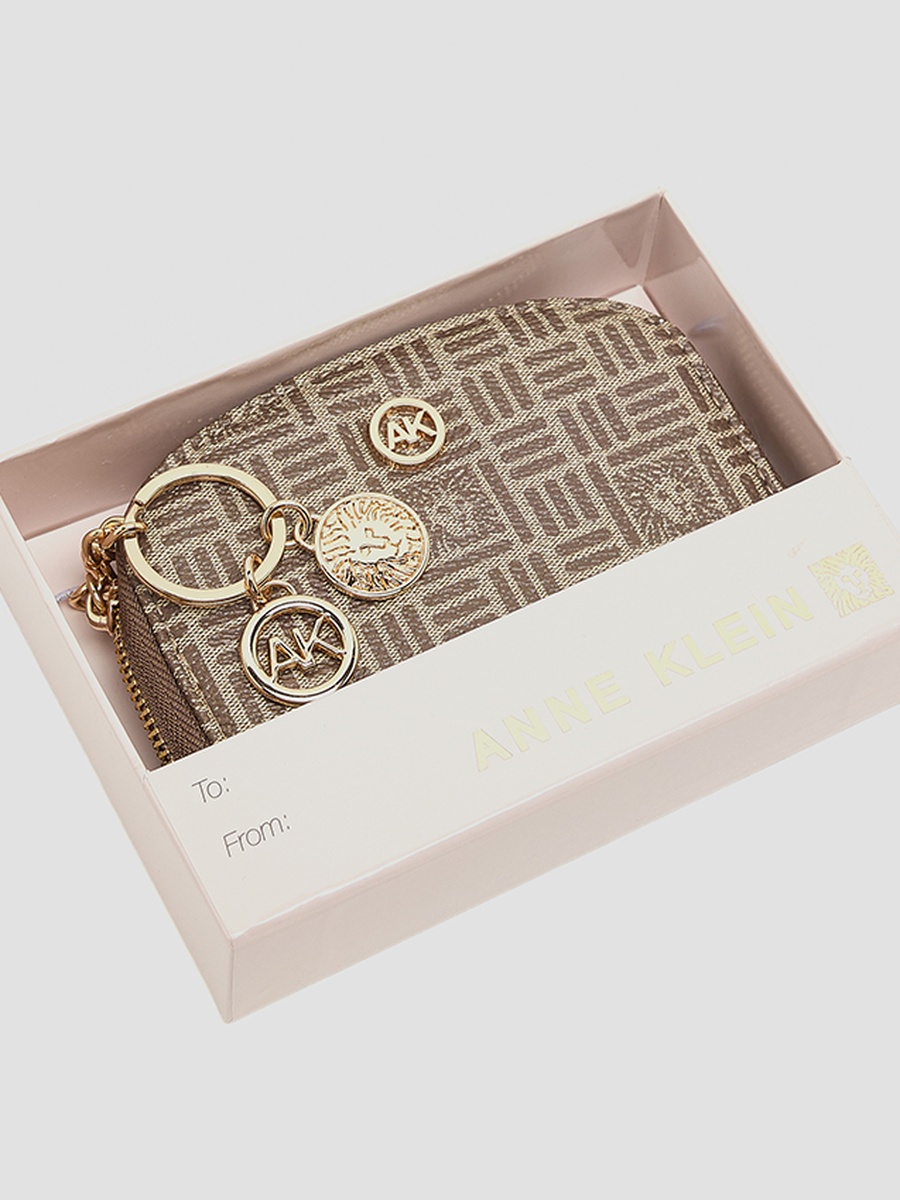 Patterned Zip-Around Card Holder
