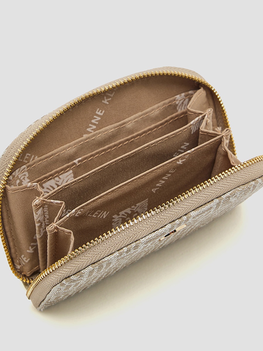 Patterned Zip-Around Card Holder