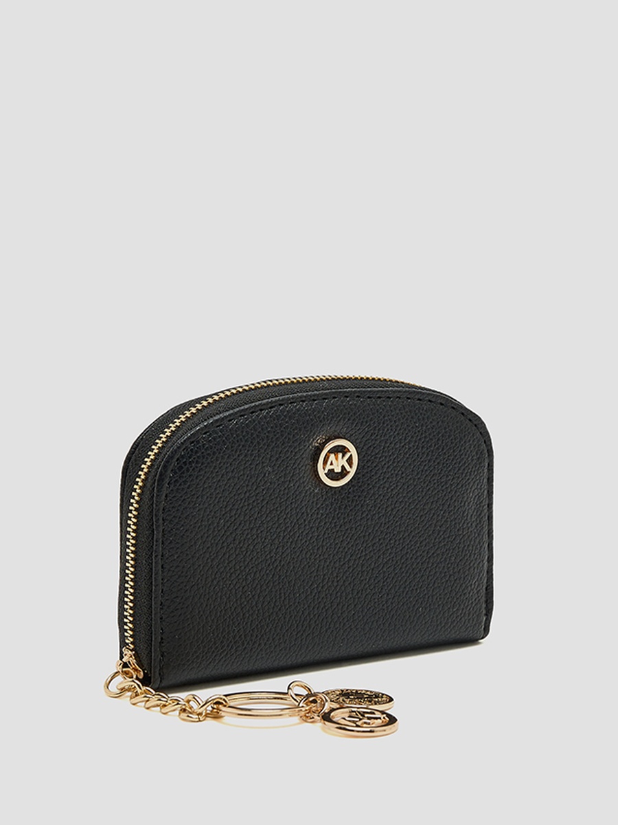 Logo Detail Zip-Around Card Holder