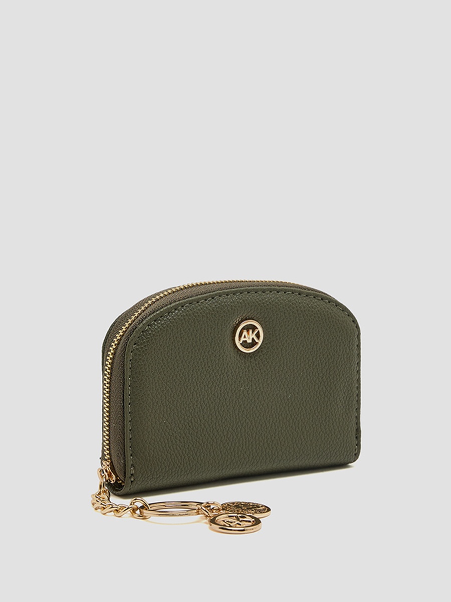 Logo Detail Zip-Around Card Holder