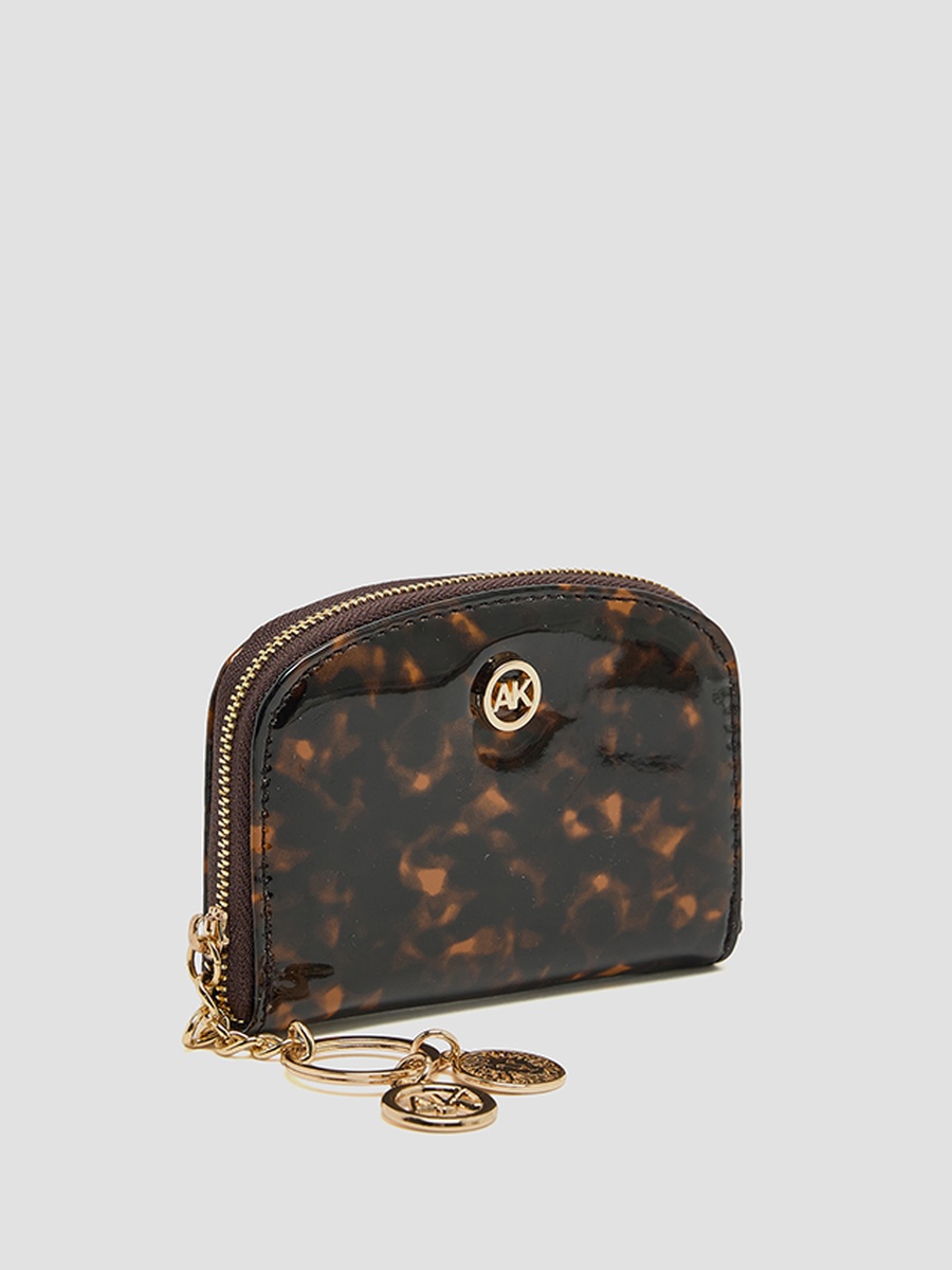Patterned Zip-Around Card Holder