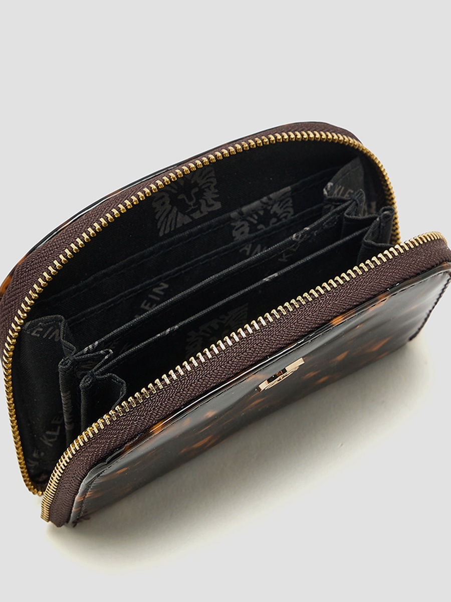 Patterned Zip-Around Card Holder
