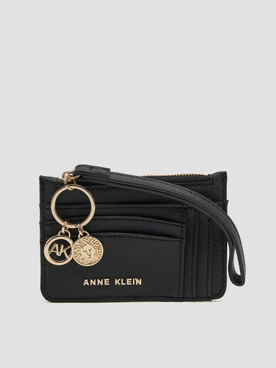 Logo Detail Zippered Wallet