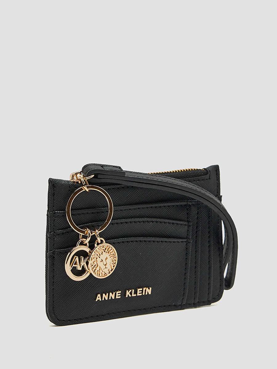 Logo Detail Zippered Wallet