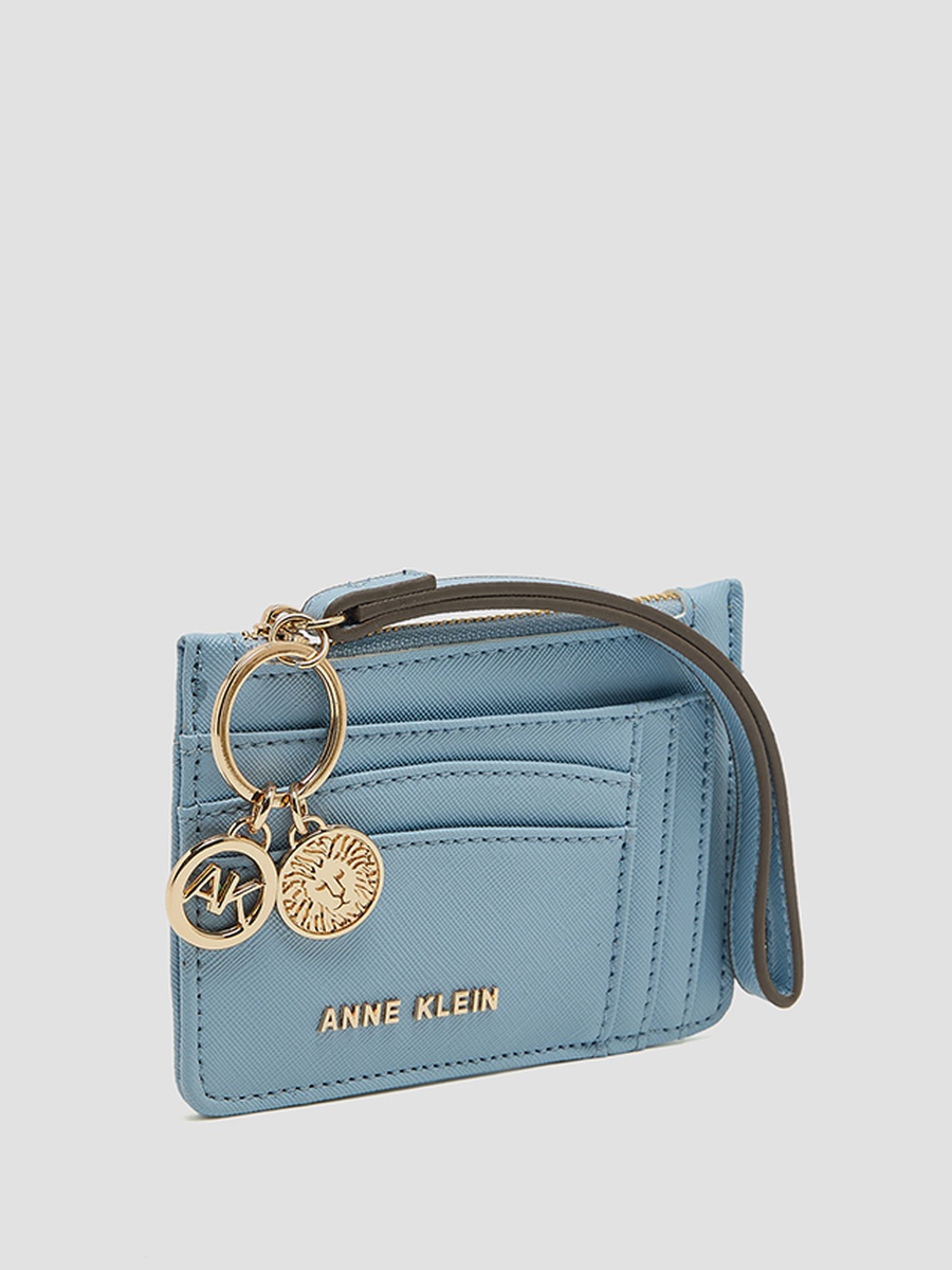 Logo Detail Zippered Wallet