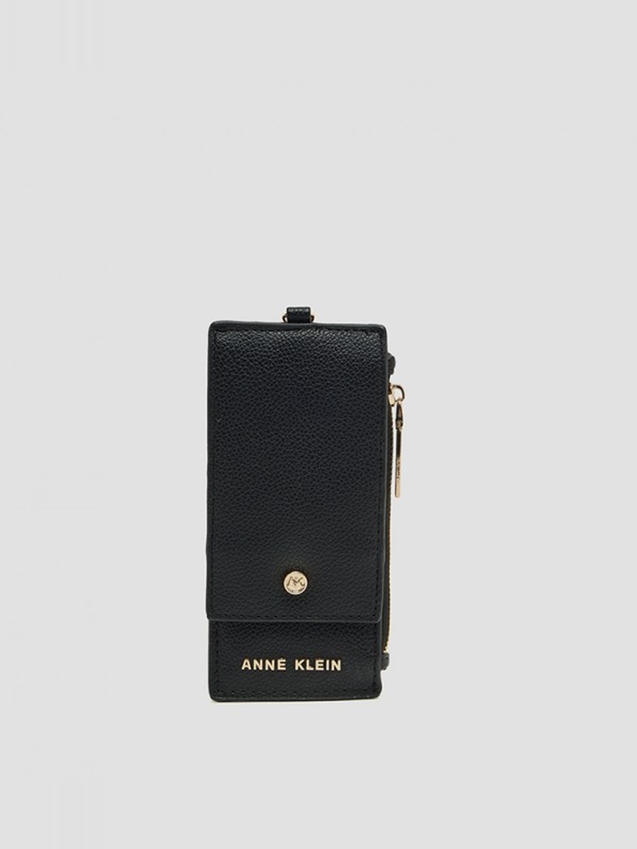Logo Detail Zippered Wallet