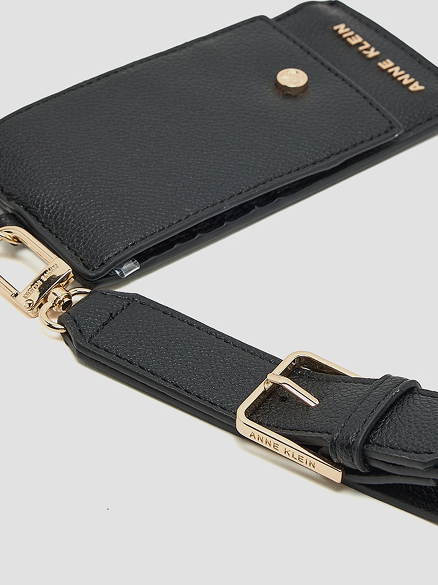 Logo Detail Zippered Wallet