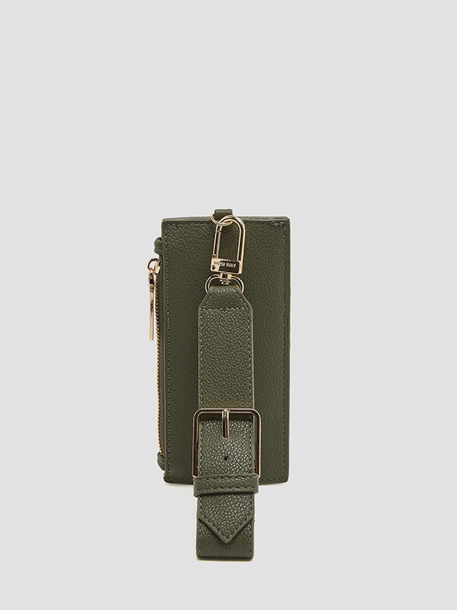 Logo Detail Zippered Wallet