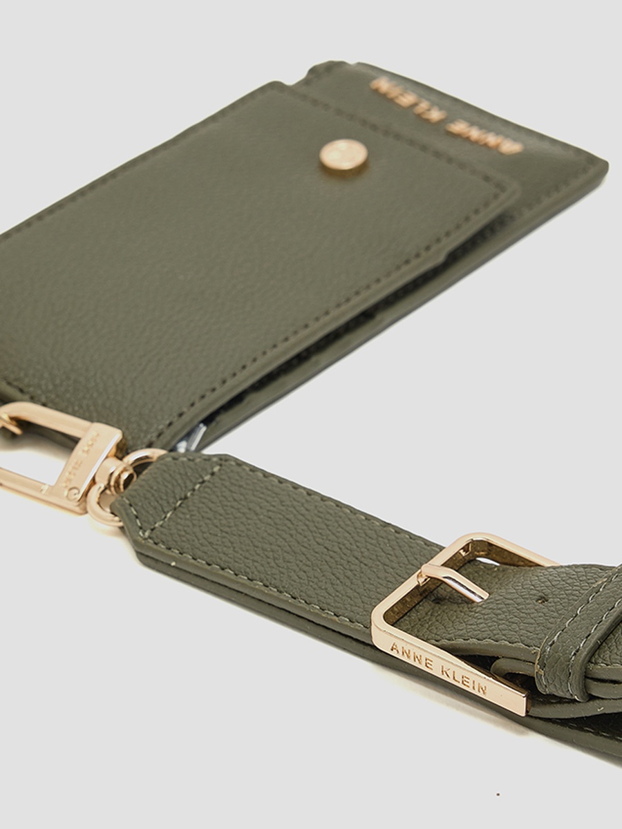Logo Detail Zippered Wallet