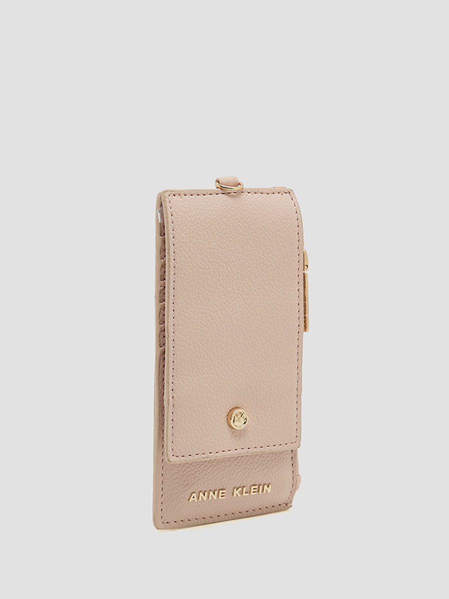 Logo Detail Zippered Wallet