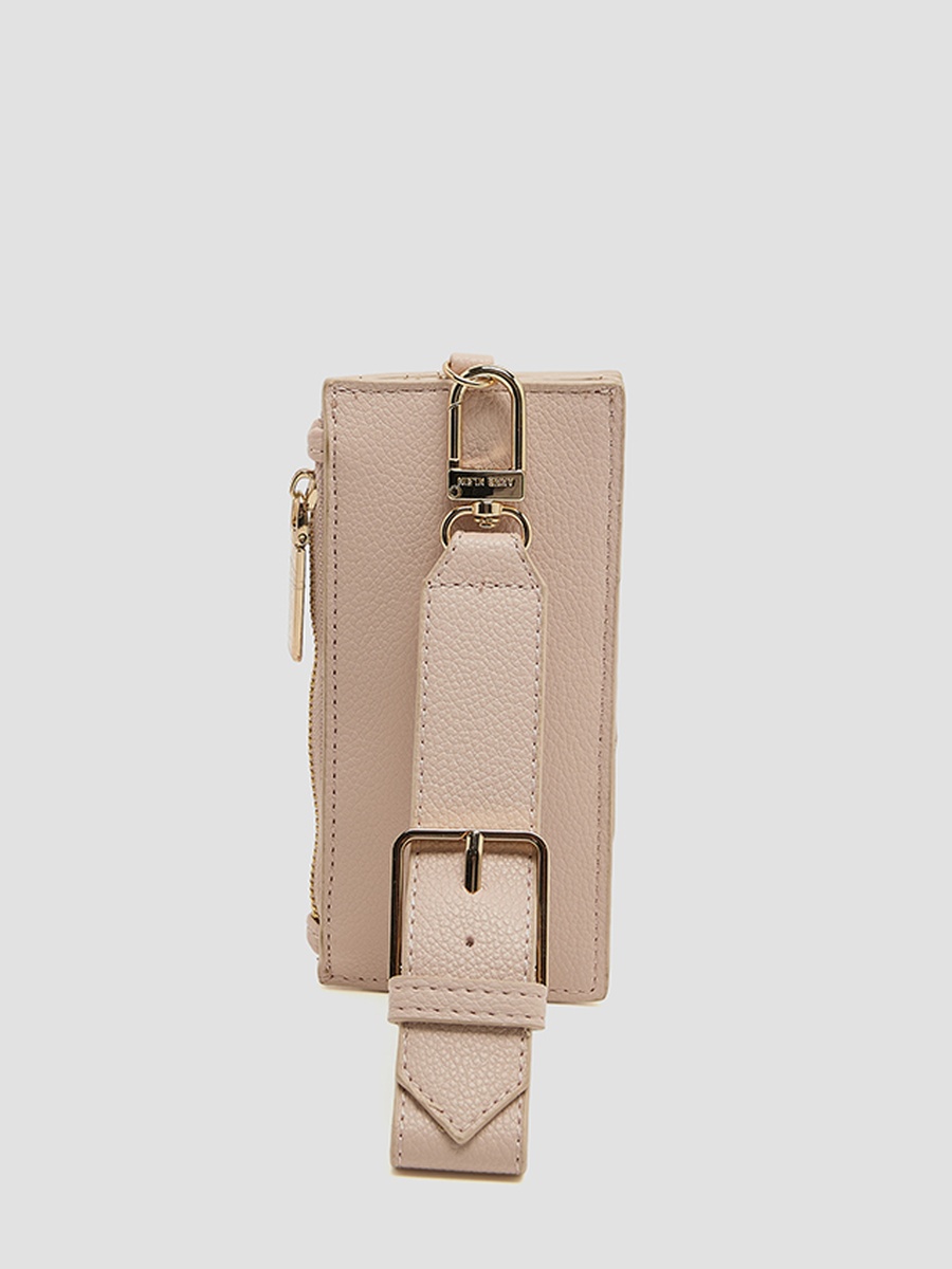Logo Detail Zippered Wallet