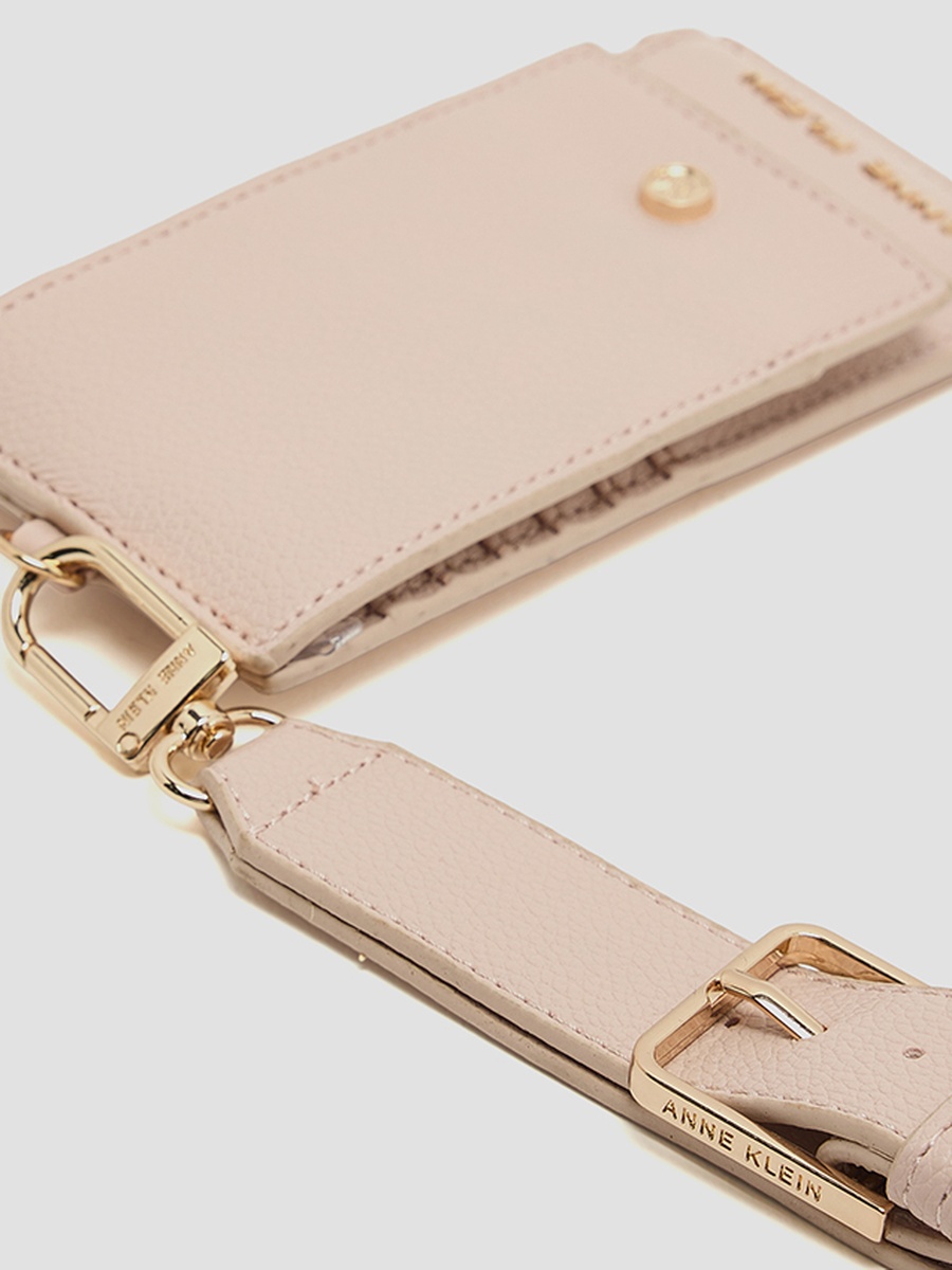 Logo Detail Zippered Wallet