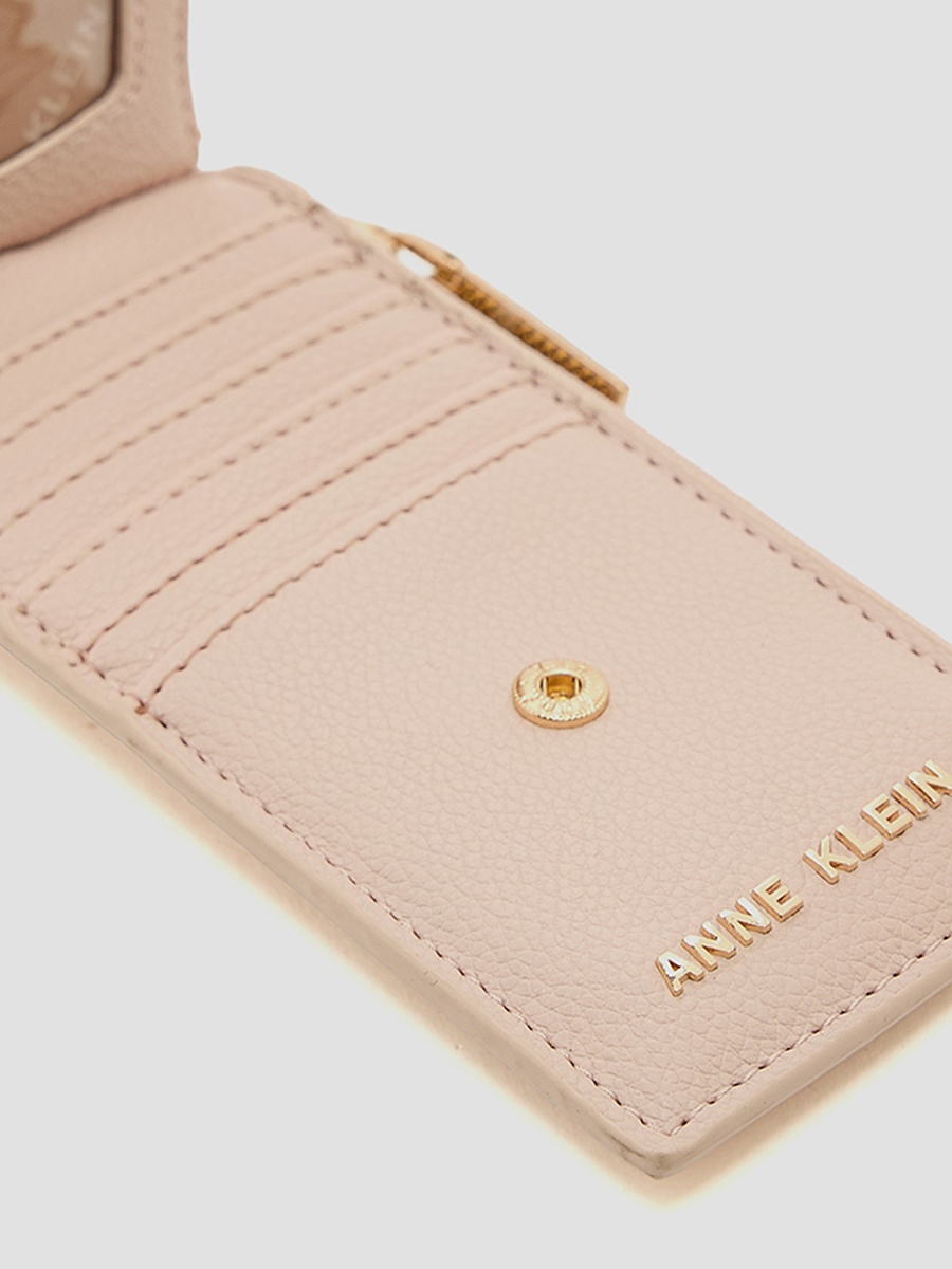 Logo Detail Zippered Wallet