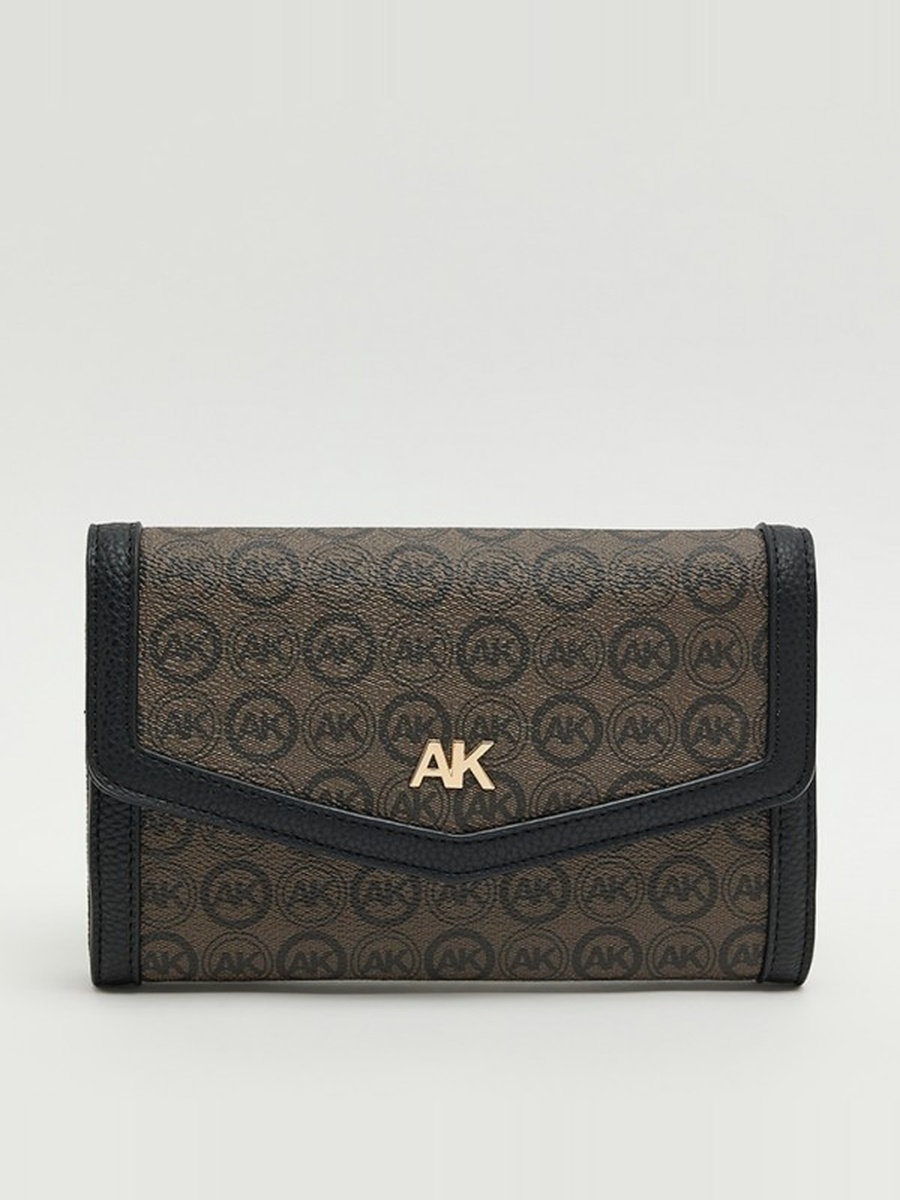 Monogram Patterned Flap Crossbody Bag