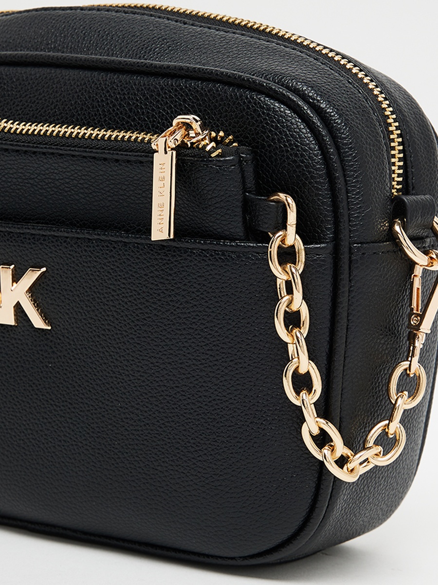 Monogram Detail Shoulder Bag with Pouch