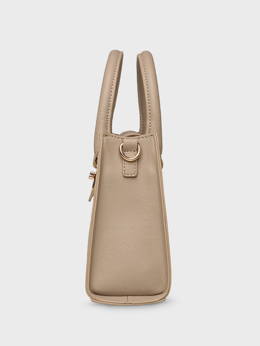 Monogram Patterned Satchel Bag