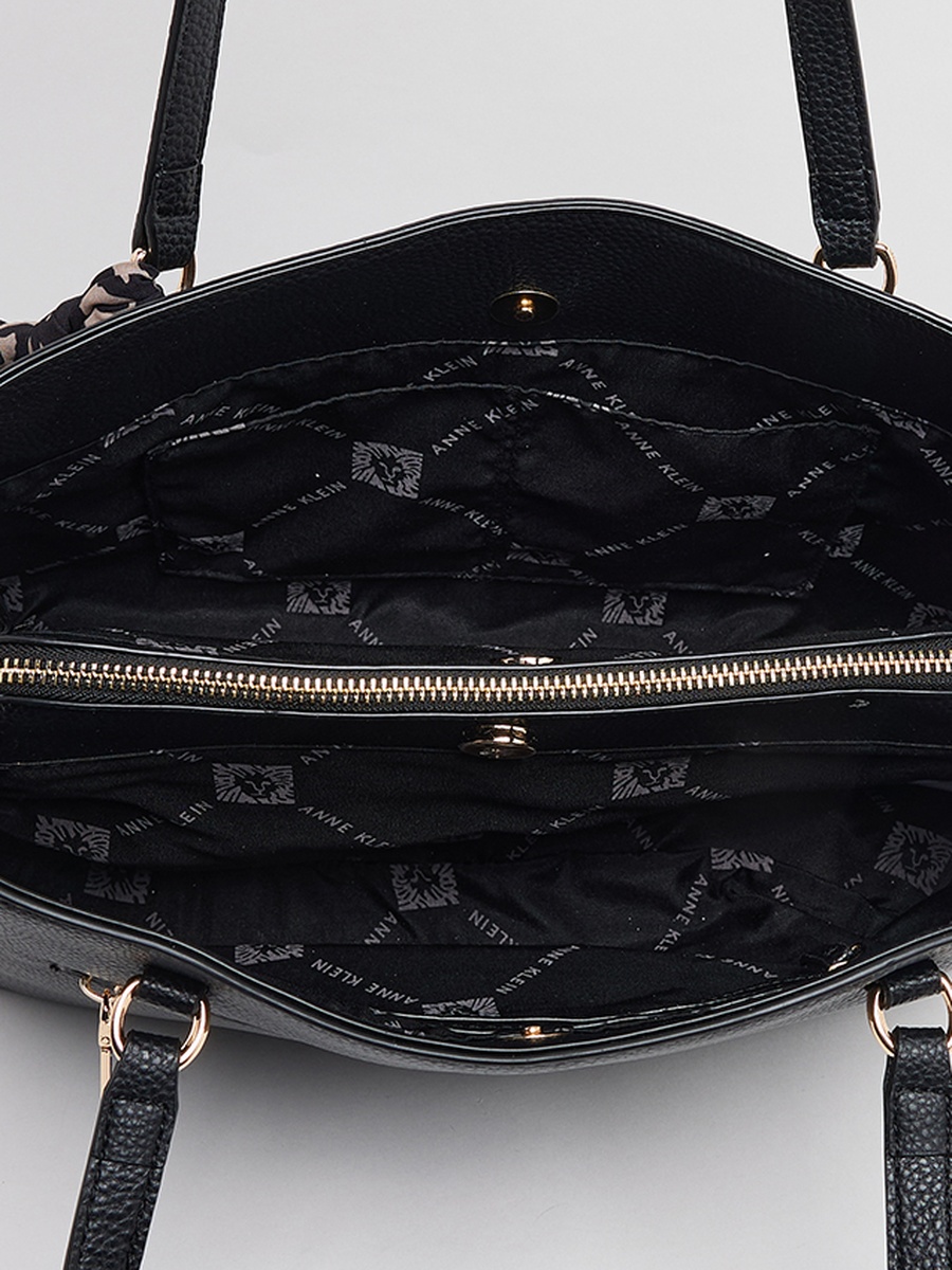 Scarf Detail Shoulder Bag
