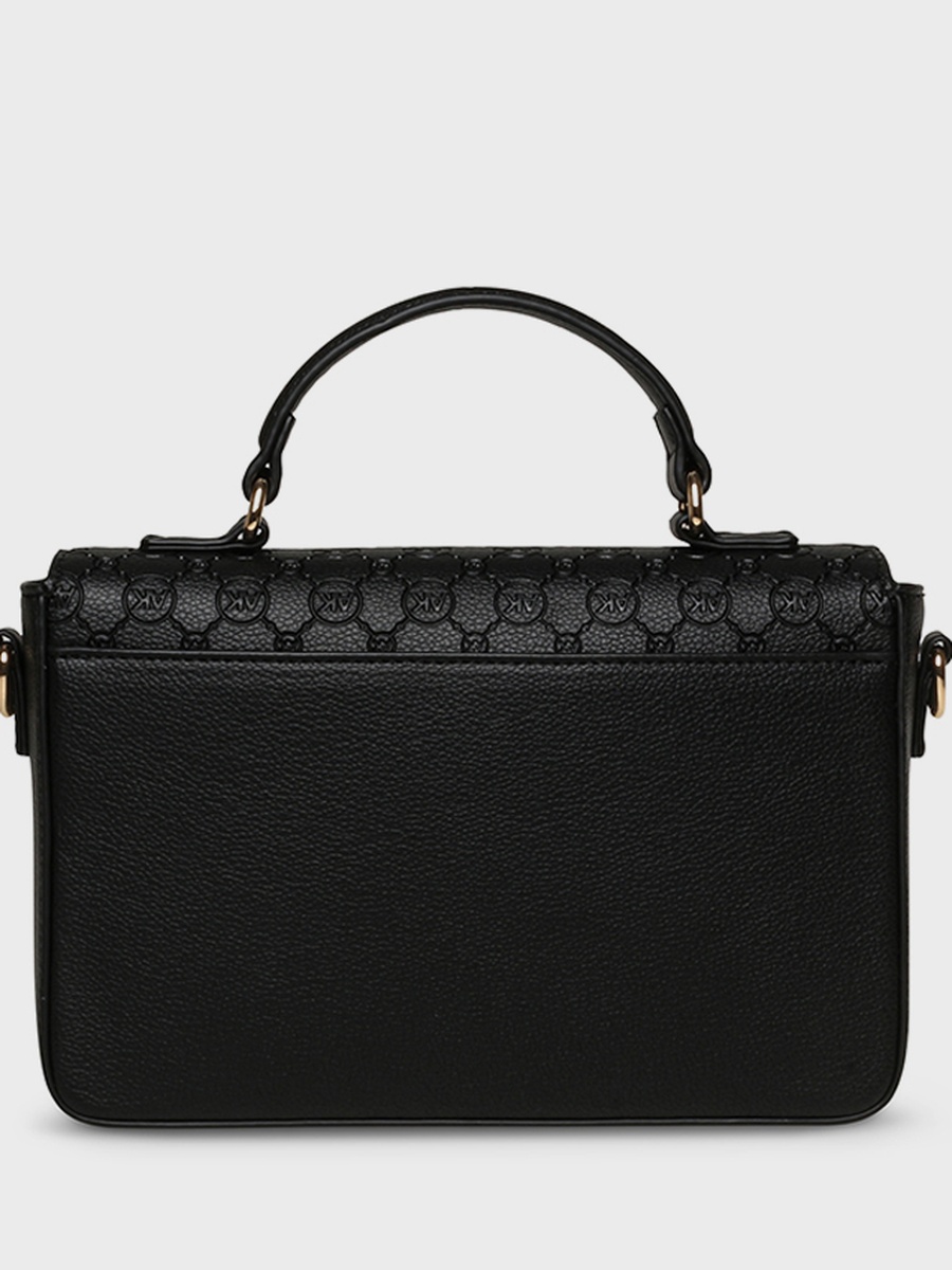 Logo Debossed Top Handle Bag