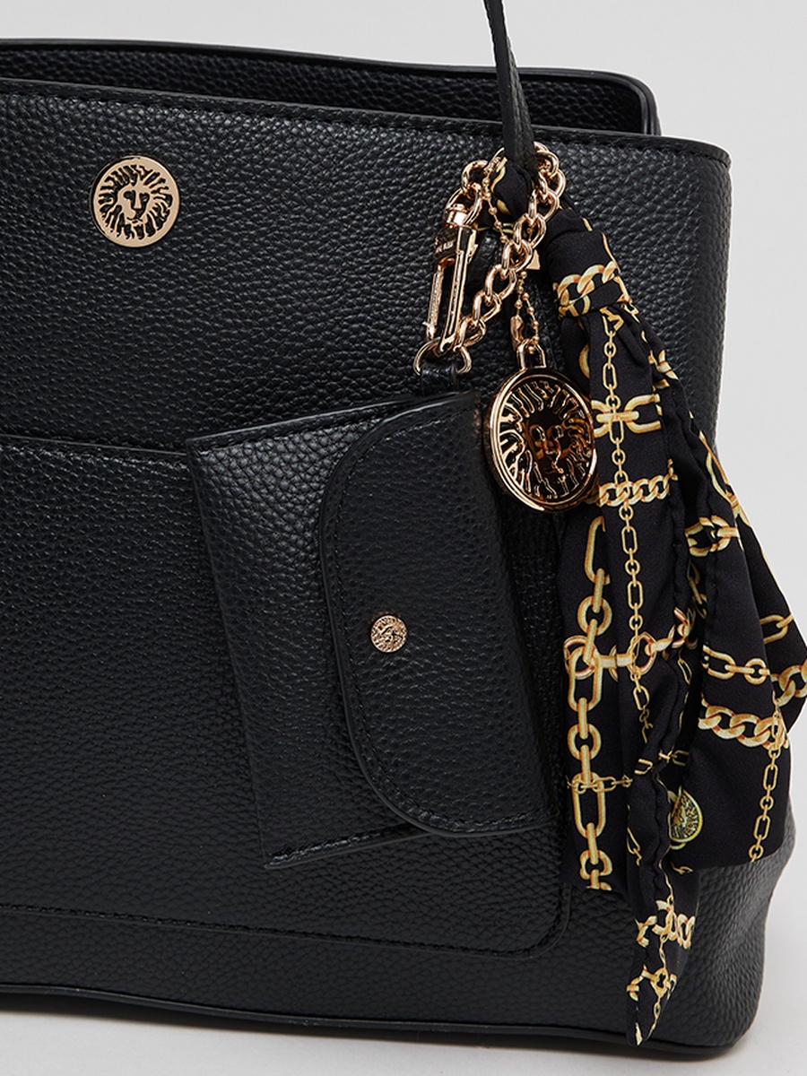 Scarf Detail Shoulder Bag