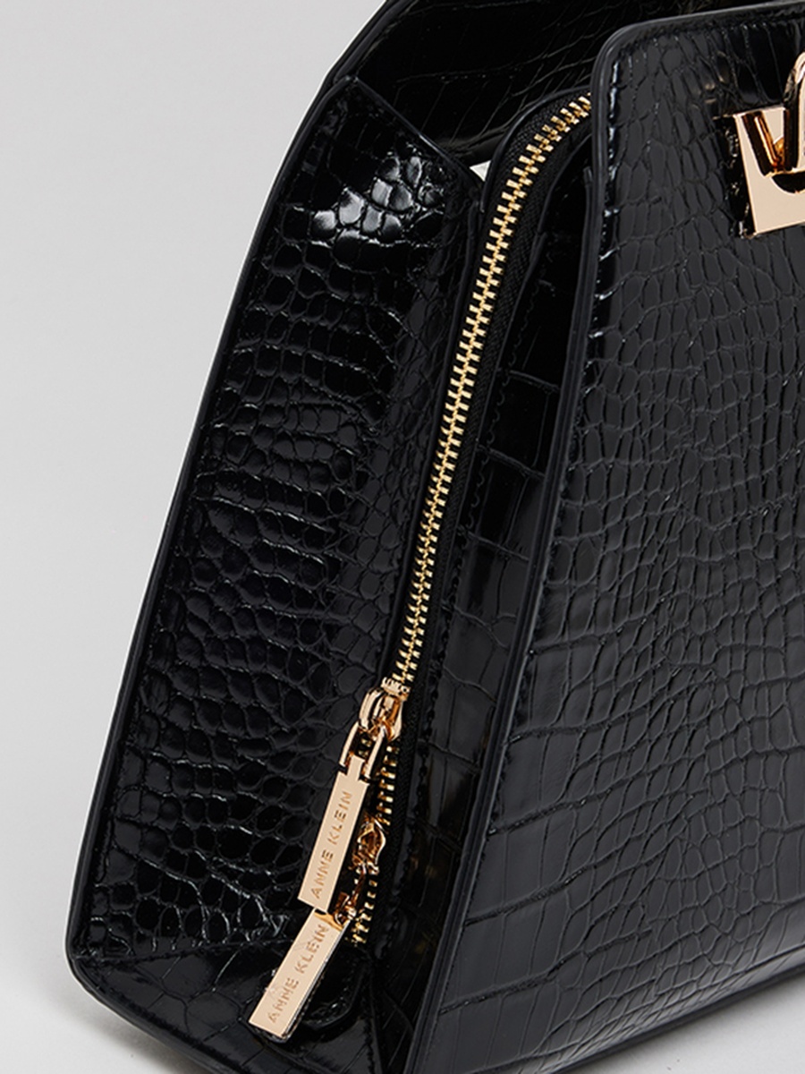 Sandy-c Textured Satchel Bag with Coin Pouch