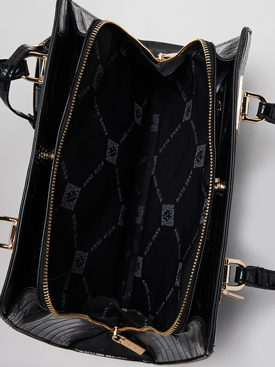 Sandy-c Textured Satchel Bag with Coin Pouch