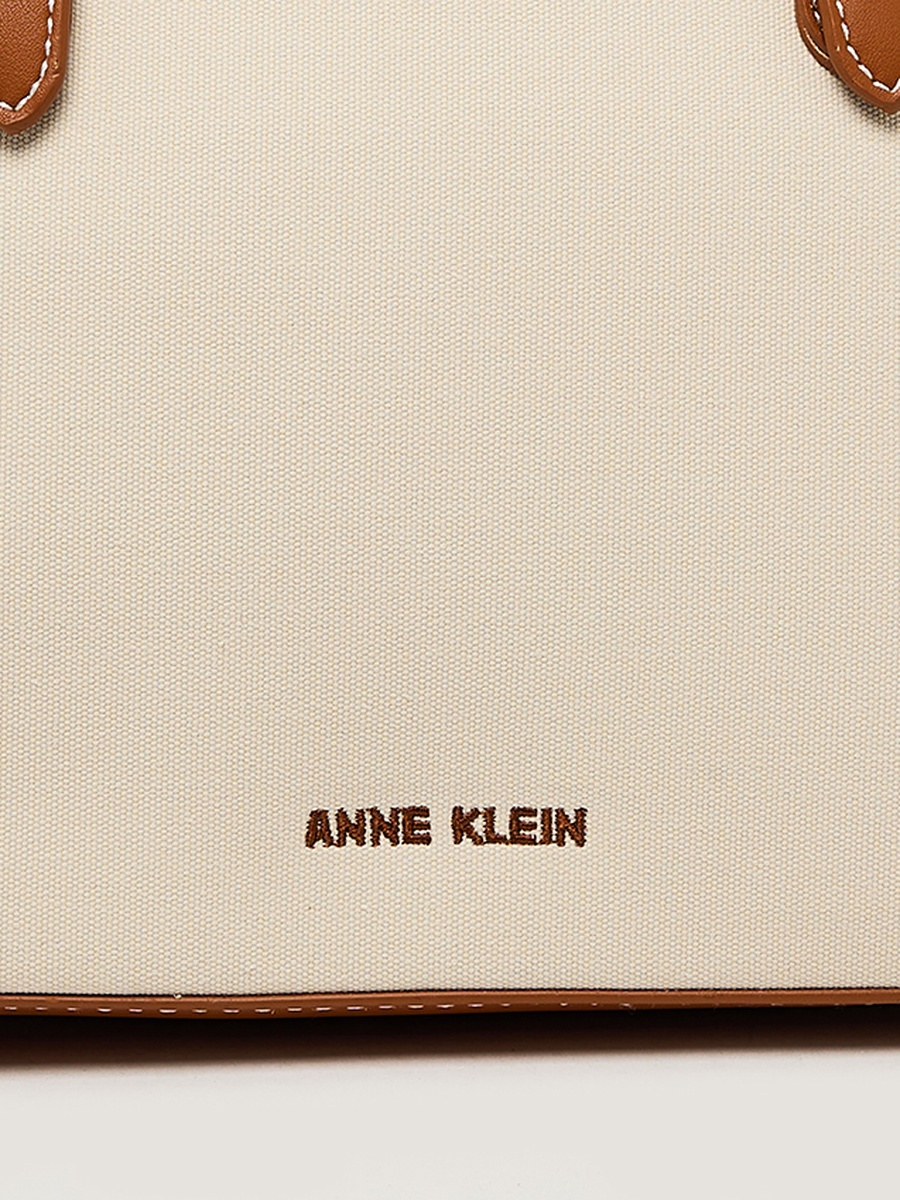 Contrast Trim Satchel Bag