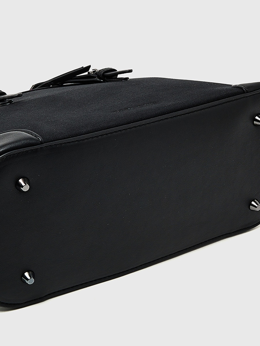 Solid Satchel Bag