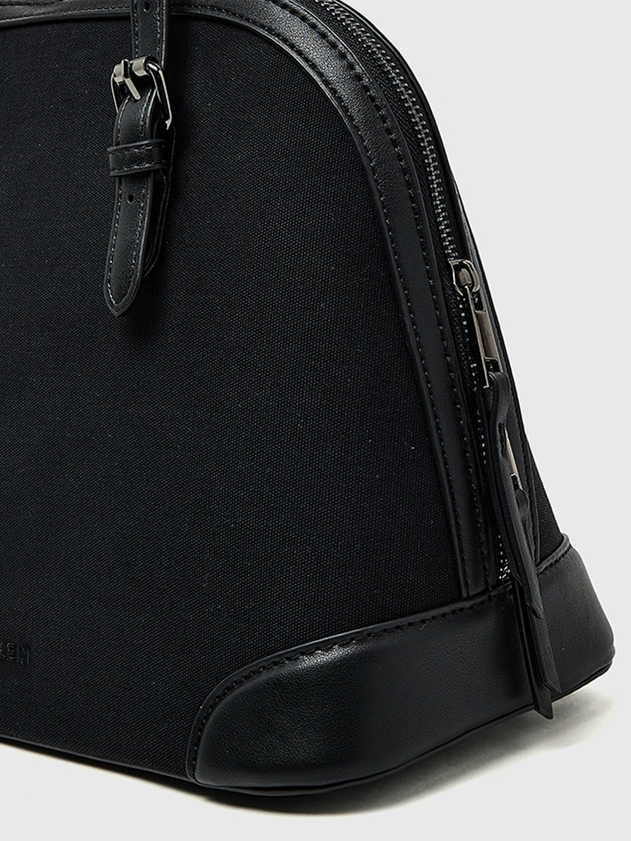 Solid Satchel Bag