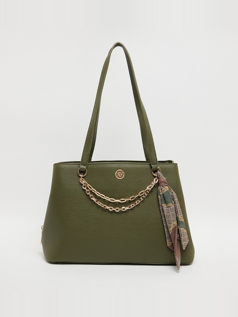 Textured Shoulder Bag
