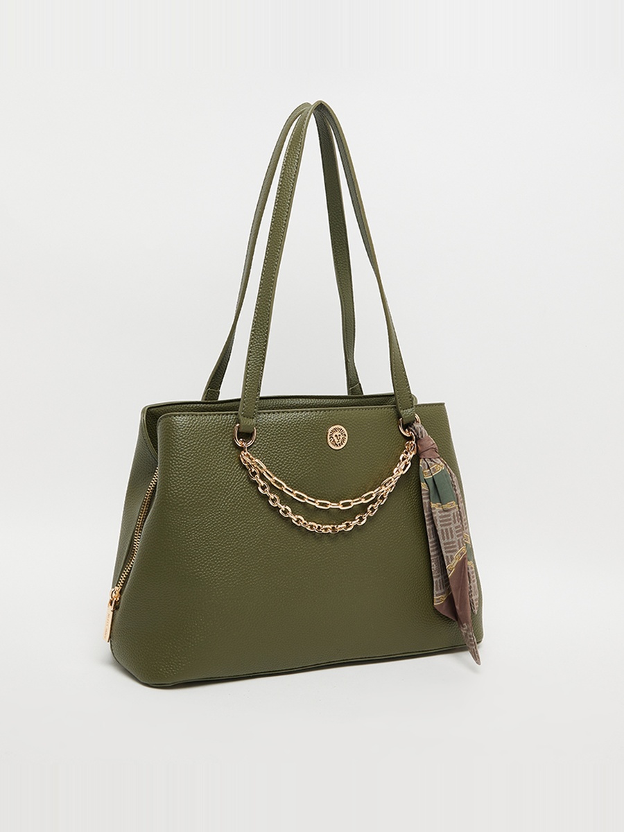 Textured Shoulder Bag