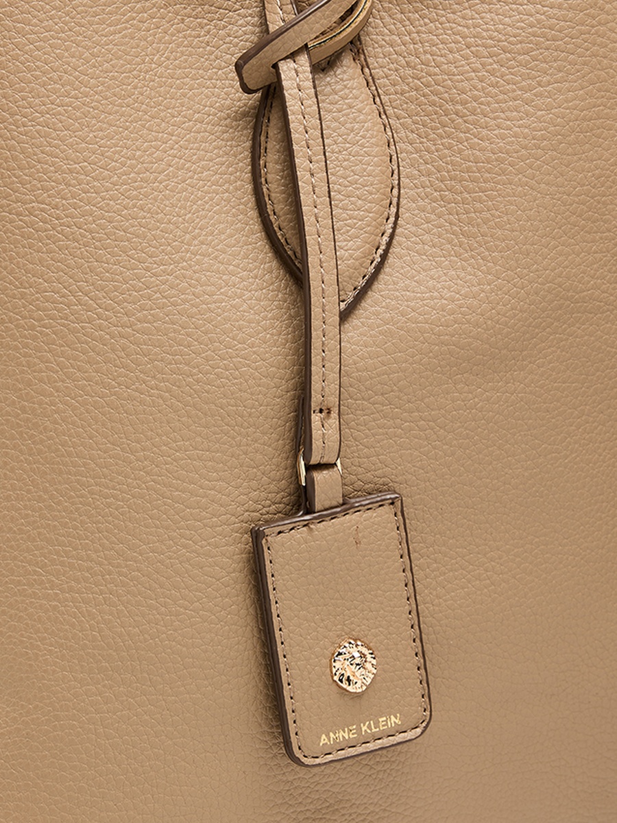 Textured Tote Bag with Purse