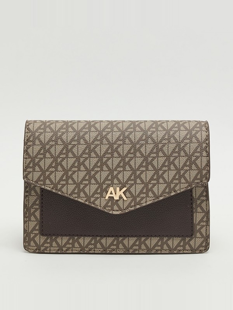Monogram Patterned Flap Crossbody Bag