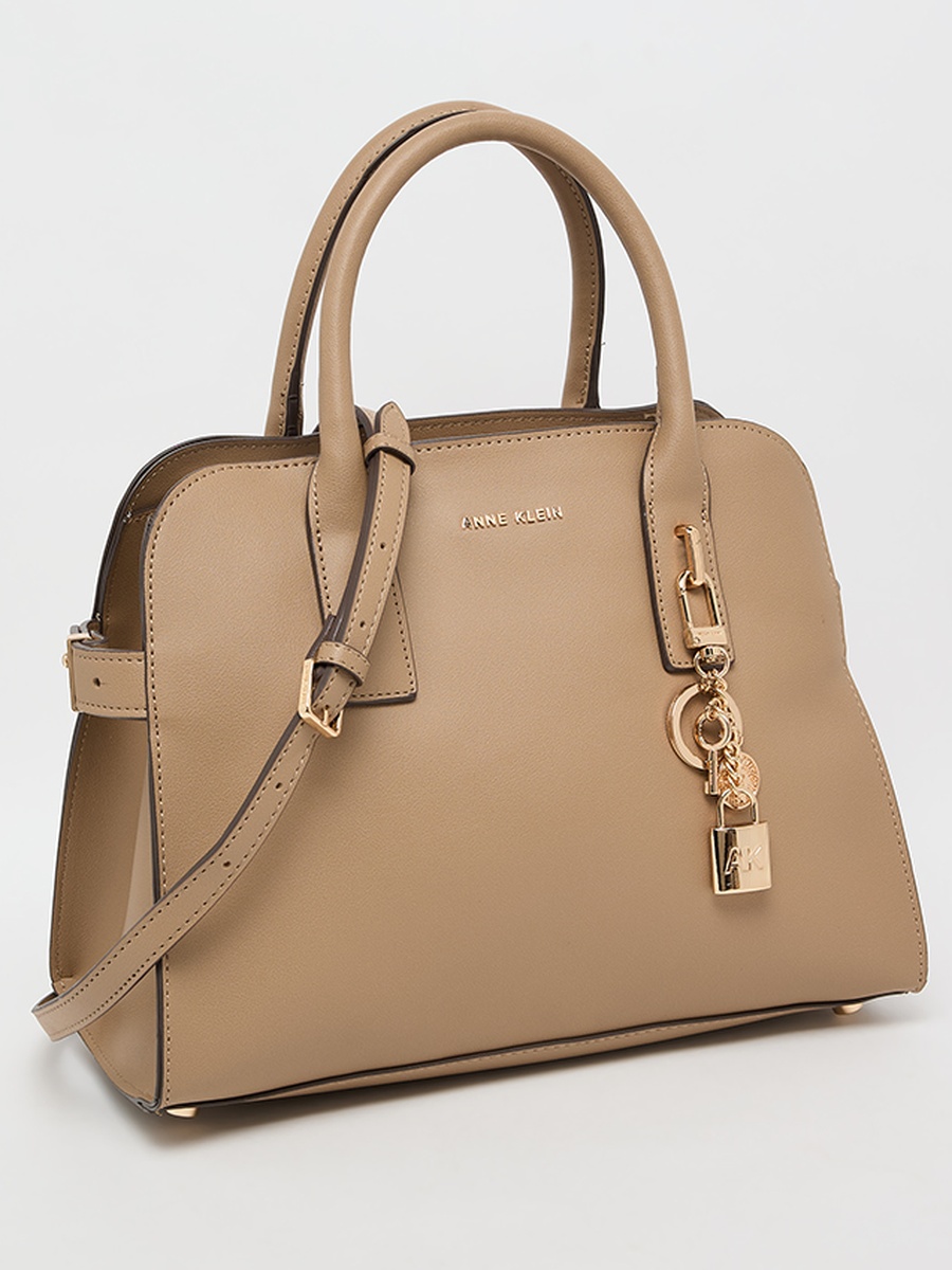 Logo Detail Snap Closure Satchel Bag Set