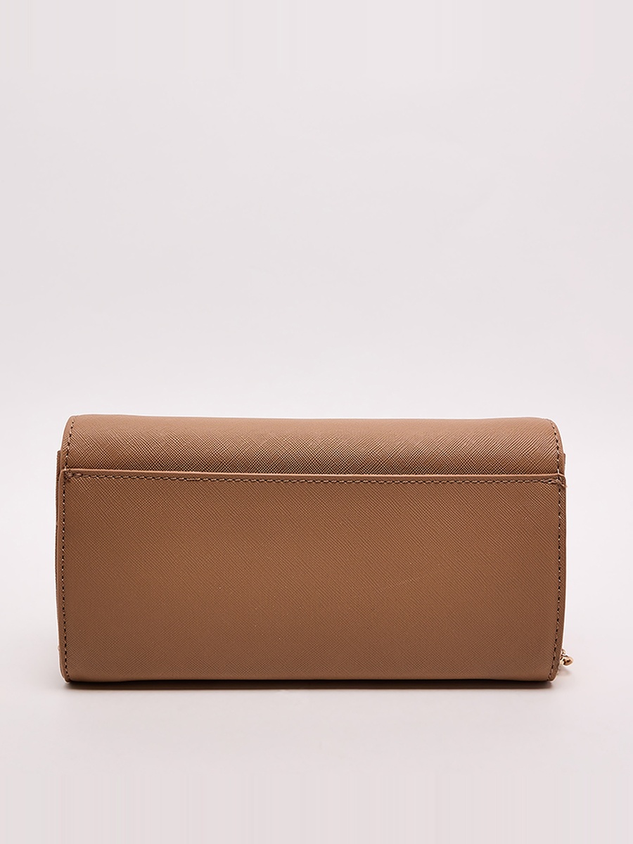 Textured Flap Crossbody Bag