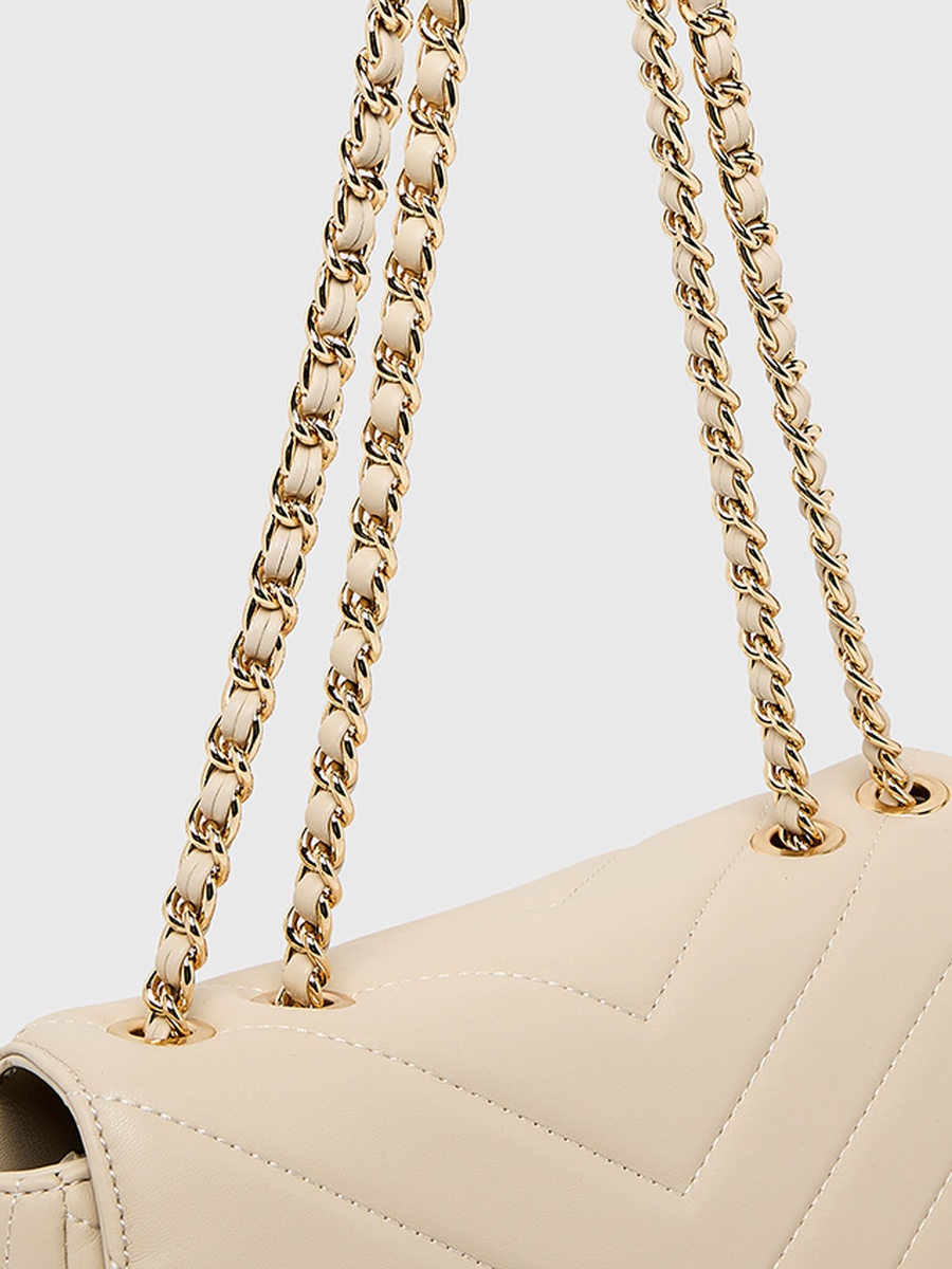 Logo Detail Puffer Convertible Crossbody Bag