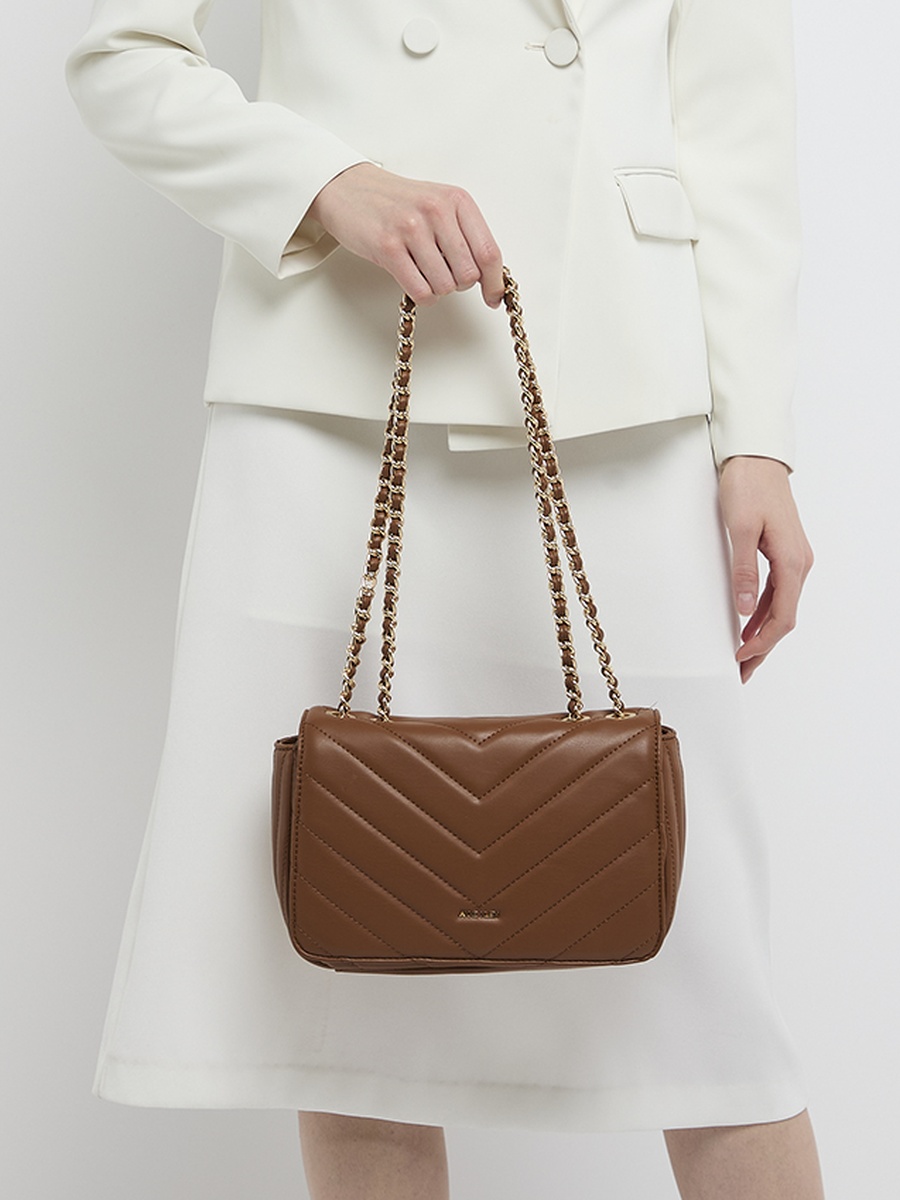 Logo Detail Puffer Convertible Crossbody Bag