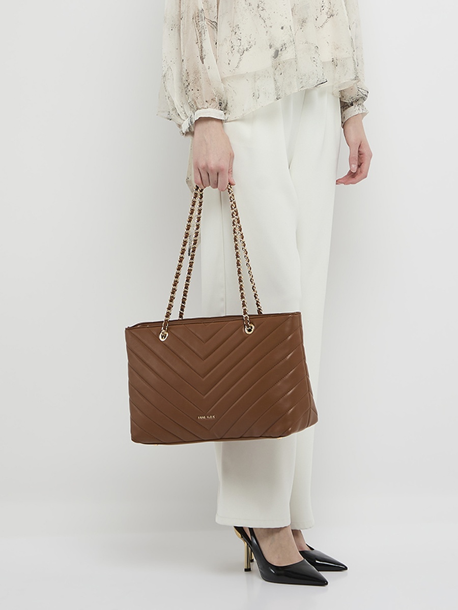 Logo Detail Puffer Convertible Shoulder Bag