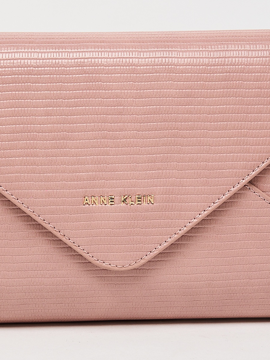 Croc Textured Flap Clutch